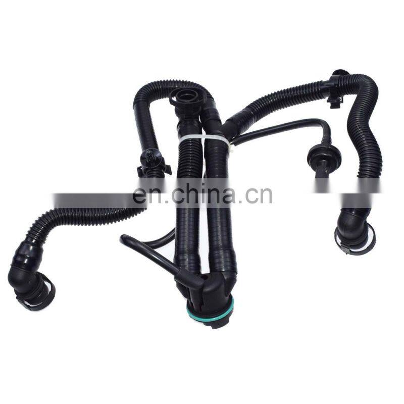 Crankcase Breather Vent Hose Assembly For Audi A4 A6 Quattro 3.2L V6 06E103217M