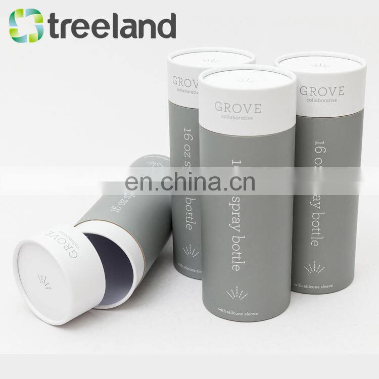 Rigid Round Box 3 Piece Telescopic Paper Tube T-shirt Packaging