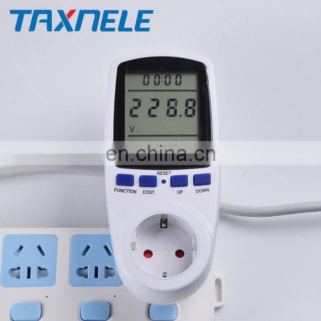 Digital Wattmet Power Meter Energy Meter Voltage Wattmeter Power Analyzer Electronic Energy Meter Measure Outlet Socket US EU