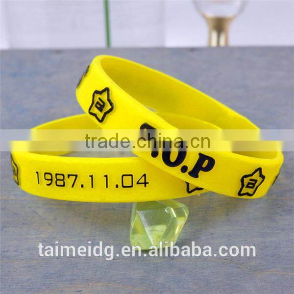 2015 promotional custom customised bracelet