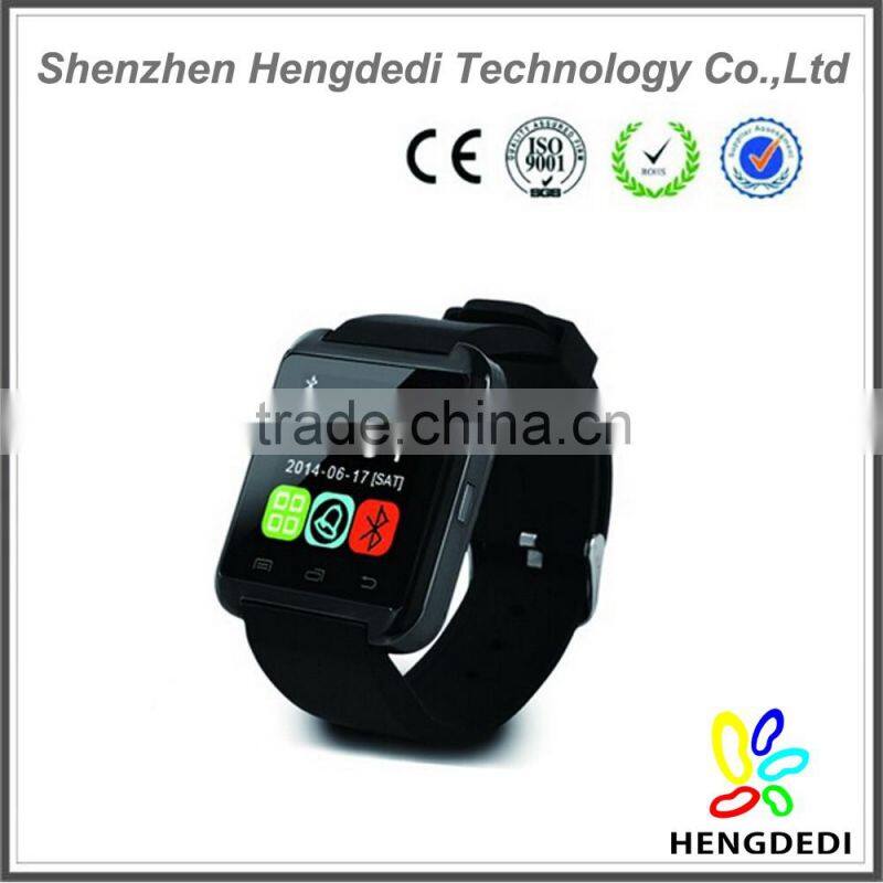 Bluetooth smart watch Uwatch U8 portable wrist watch smart phone watch for android phone