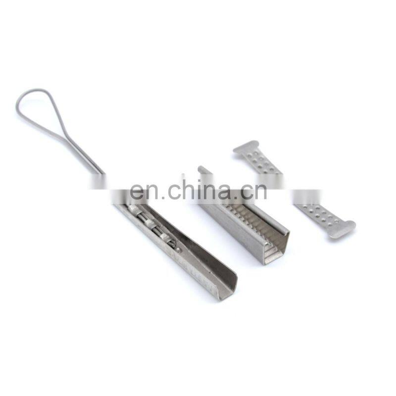 MT-1723 FTTH accessories Fiber Optic P type Drop Wire Clamp