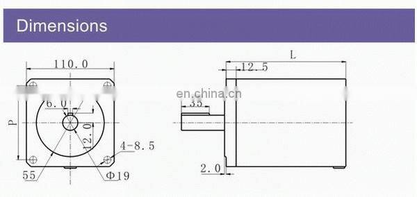2 phase Nema 42 waterproof stepper motor