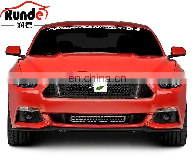 Runde Auto Accessories Body Parts Carbon Fiber GT Style Front Grille Suitable For 2015-2017 Ford Mustang front grille