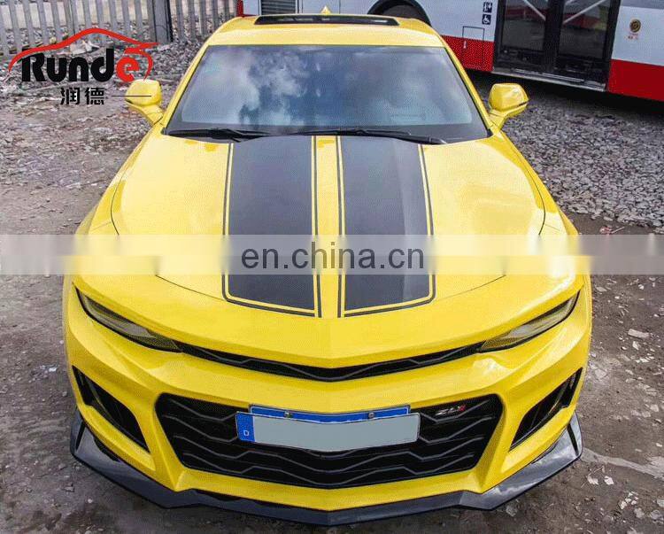 Runde Car Modification Accessories PP Material Front Rear Bumper Side Skirt Fender Suitable For Chevrolet Comero ZL1 1LE Body Kit