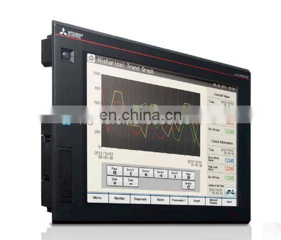 Cheap price Video and RGB functionality can be extended Mitsubishi HMI Touch Monitor GT1695M-XTBD