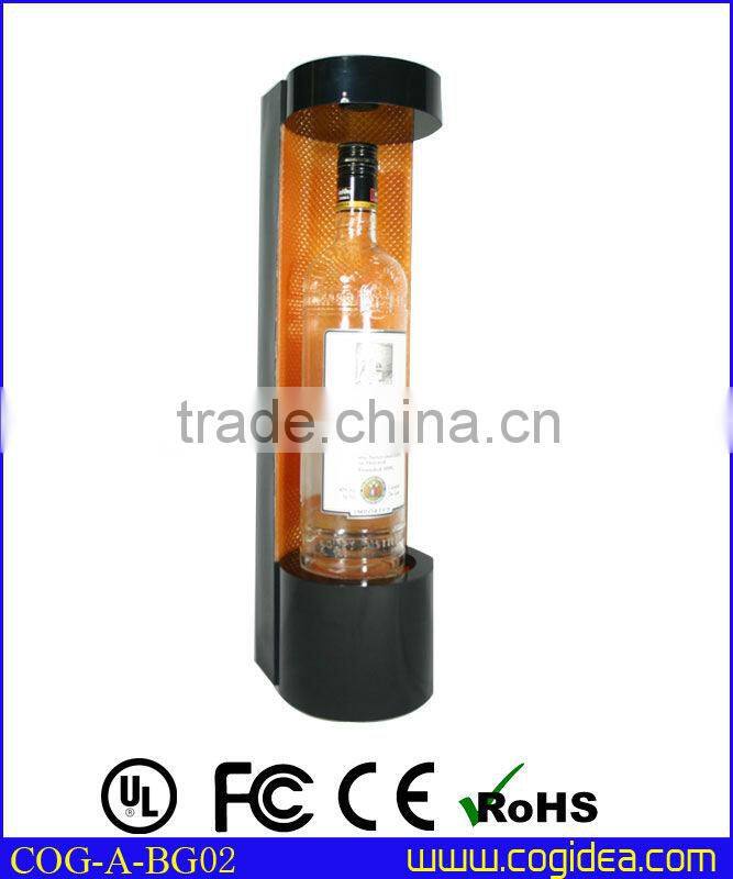 China manufacture bottle glorifier, acrylic POP display for beer/wine