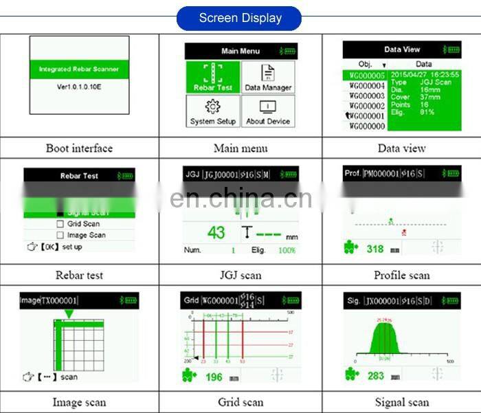 Taijia concrete Wall rebar detector Multi-Functional Integrated Rebar Detector Locator