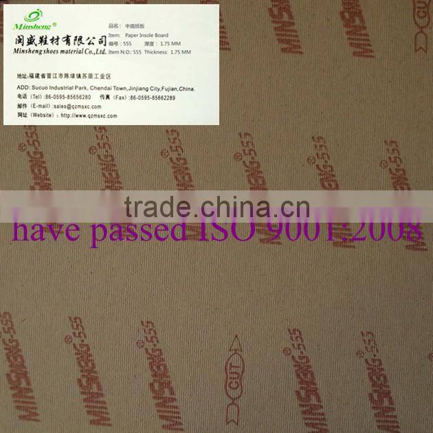 Min Sheng Shoe Paper Insole Board555100