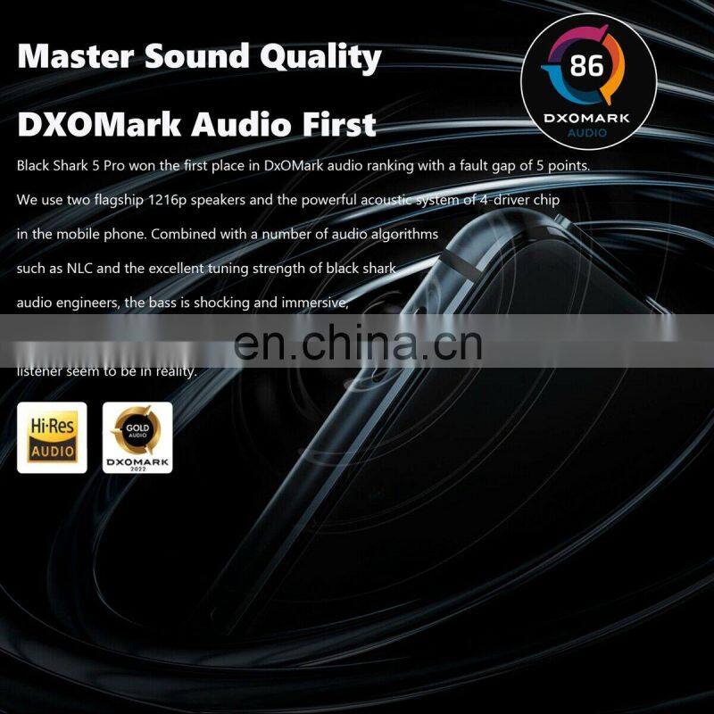 Black Shark 5 Pro 6.67'' 144Hz AMOLED Screen SN8 Gen1 4500mAh 120W Fast Charge Camera NFC BlackShark 5 Pro