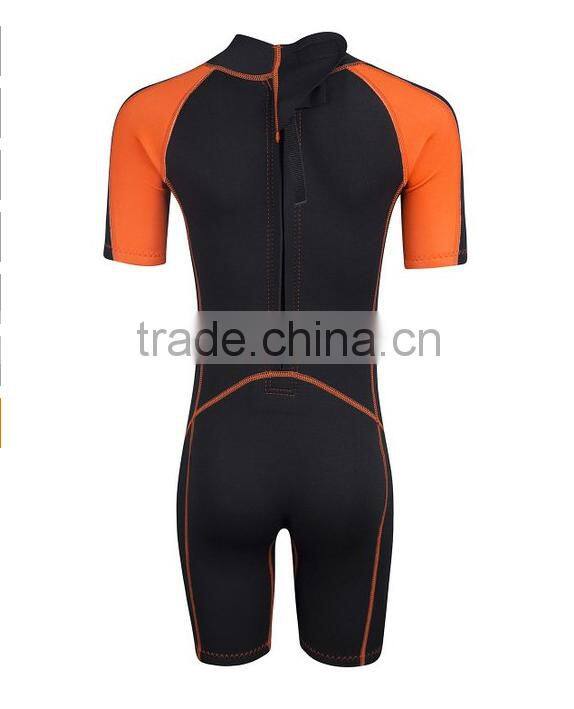 yellow plain diving wetsuit