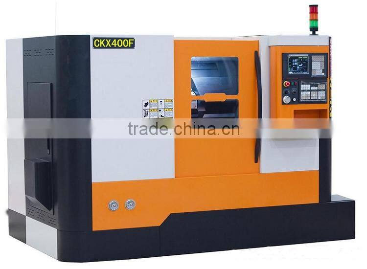 CKX400F Inclined bed CNC Lathe Machine metal turning machine center from China low cost high quality