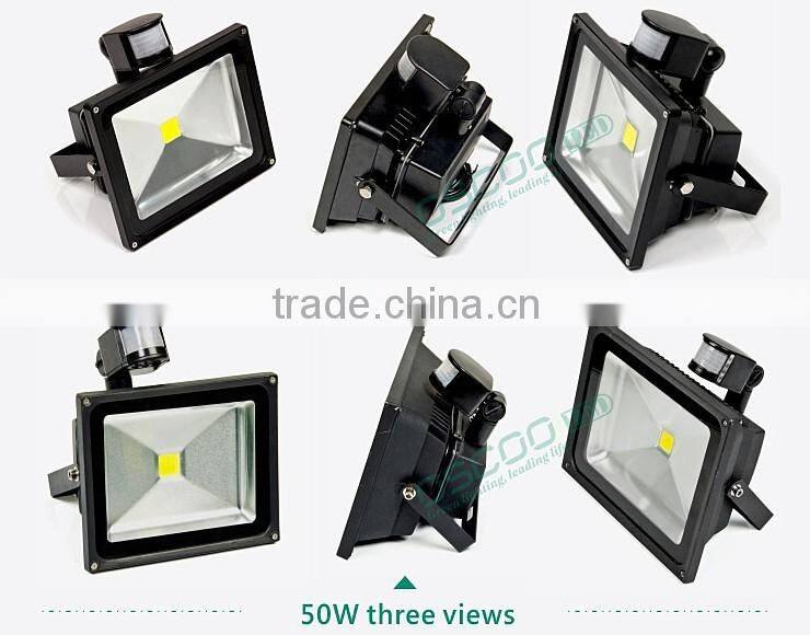 Underwater floodlight Outdoor 10w Motions sensor led flood lighting