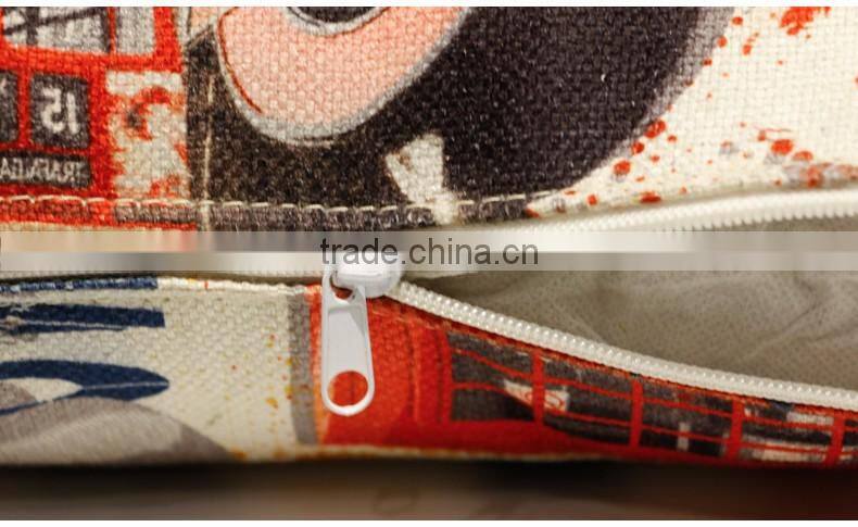 Comfortable 18 inch Customized digital printing outdoor cushion cover