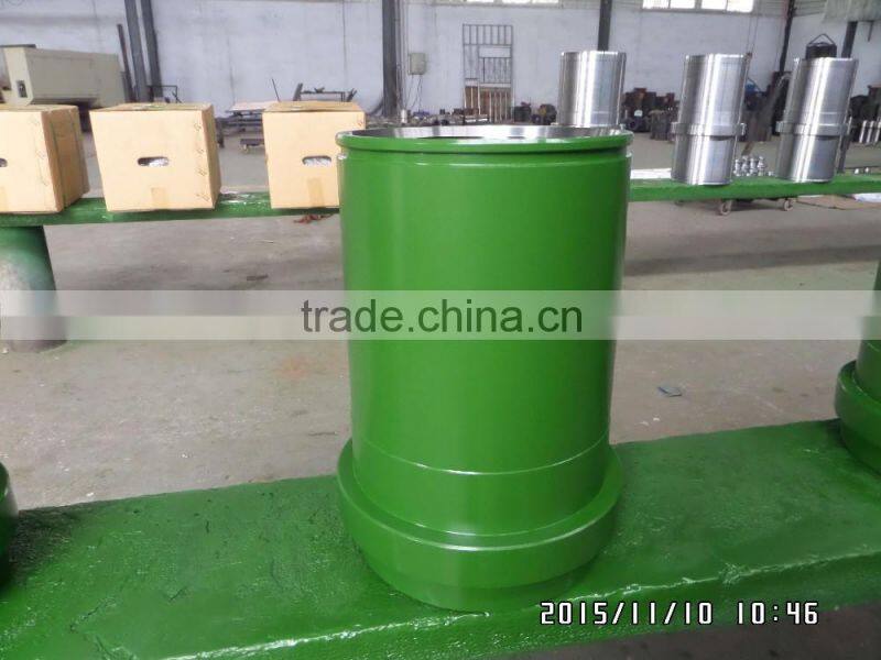 RGF-1000 oil drilling triplex mud pump spare parts Bimetallic Cylinder liner/sleeve