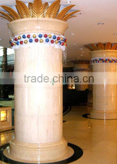 christmas hotal / mall wall pole led lights pvc ball hang decorations