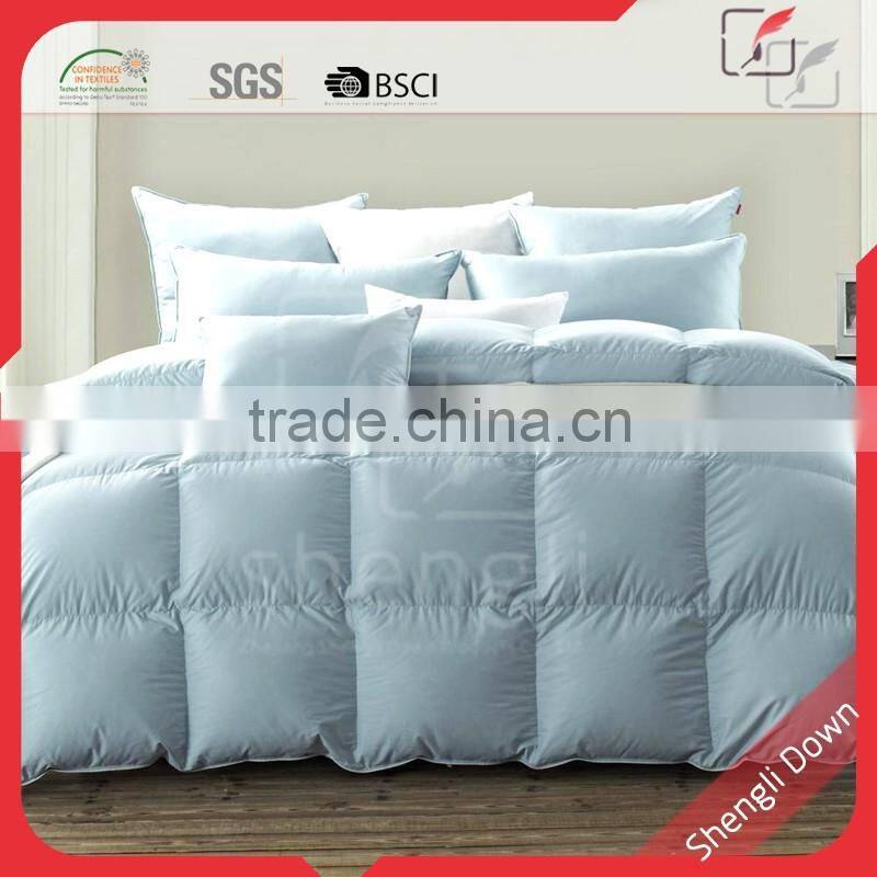 Low price goose feather mattress topper used in home bed