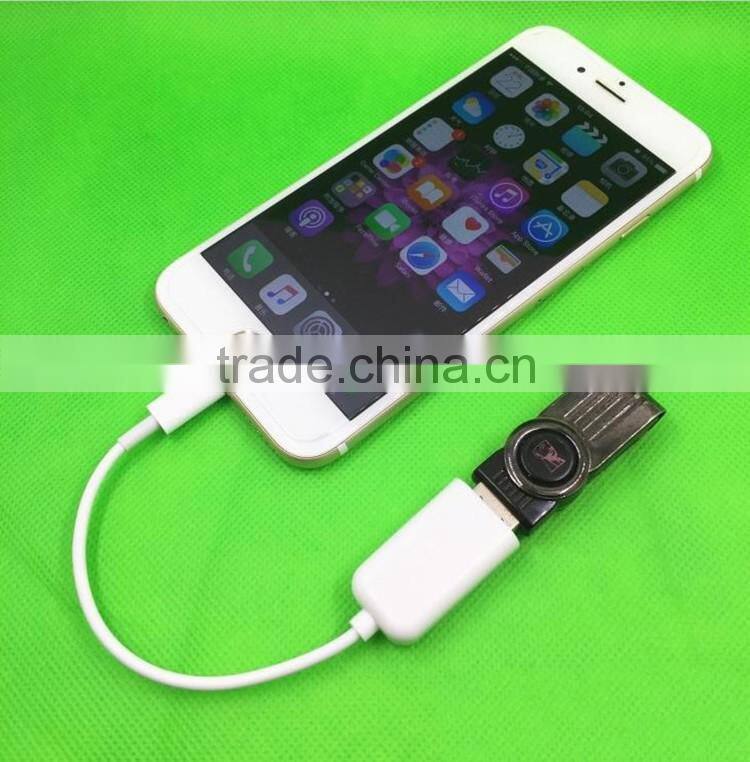 2016 New Arrivals Cheap Price Electronic Accessories Otg Cable For Ios