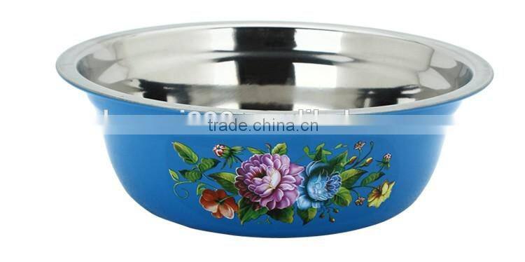 made in china wholesale stainless steel soup bowl/ colored salad bowl/ tableware