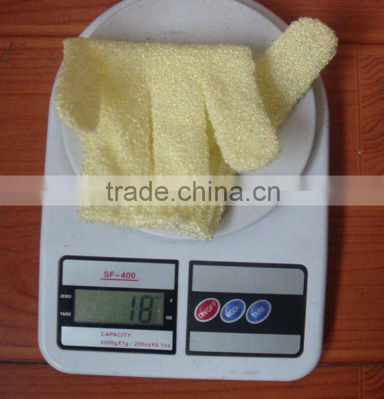 Five finger bath massage glove