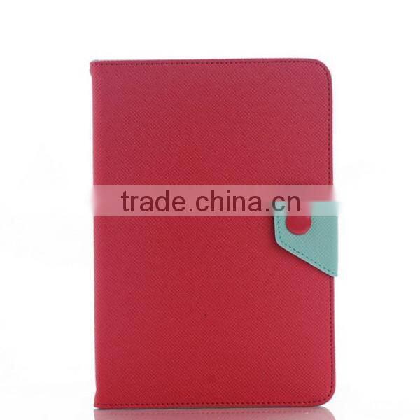 PU leather case for ipad mini, MOZ folio leather case for ipad 2 3 4