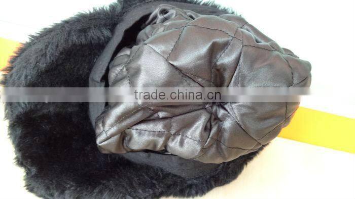 black fashion ladies winter hat
