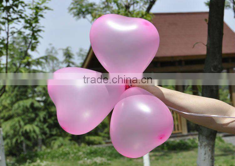 Made in China!hot selling Non-toxic colorful orange heart balloon