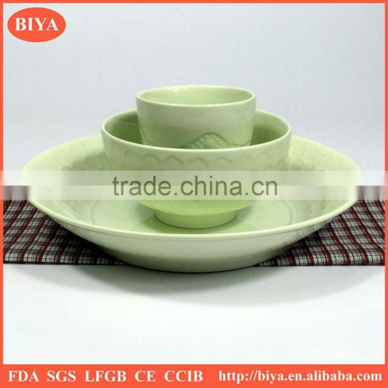 ceramic dinner color mud soil porcelain carve soup plate and sculpture mug cup and dinnerware bolw bright colorful tableware set