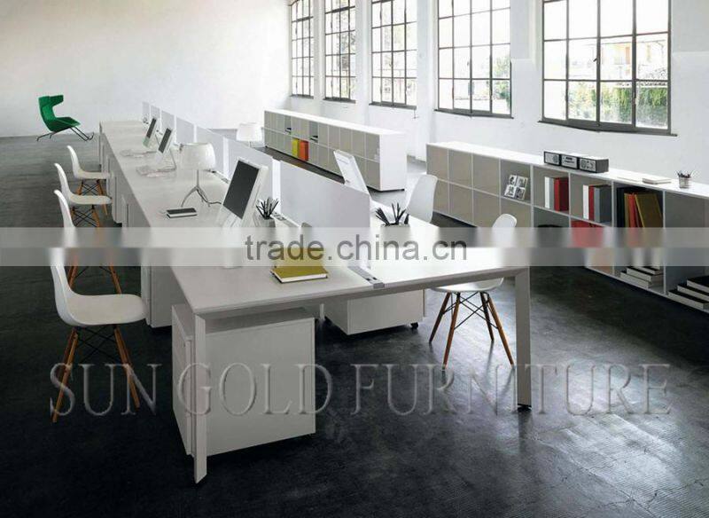 modern workstation office cubicle, 4 seat office cubicle ( SZ-W055)