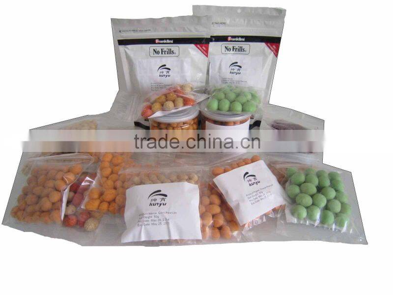 Coated peanuts