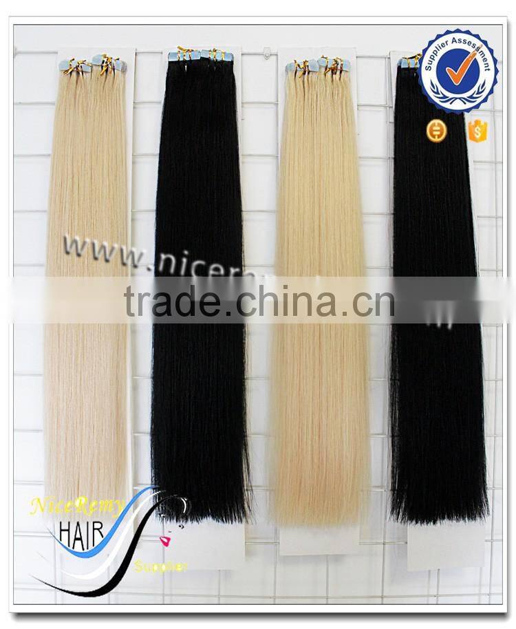 Wholesale tape hair extensions african american human tape hair extensions pink hair tape