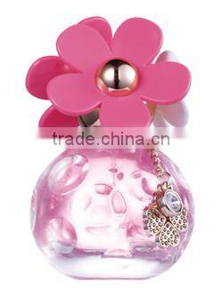 50ml/30ml flower shape glass perfume bottle