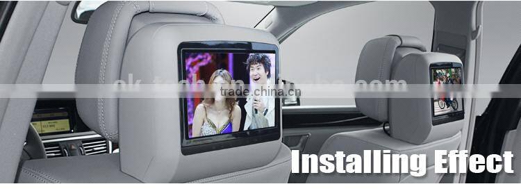 OEM/ODE design monitor Mercedes benz car headrest DVD video monitor