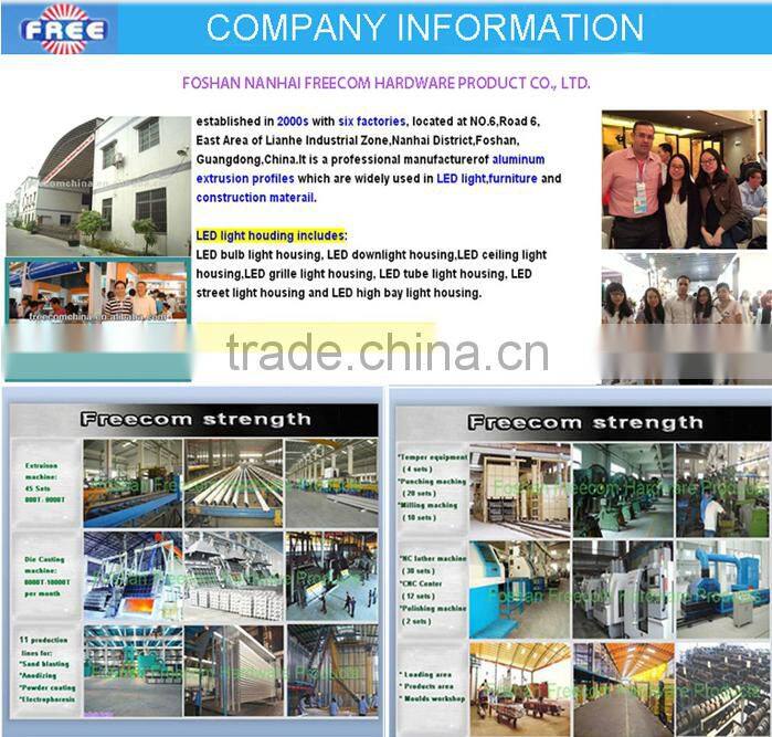 Freecom New design 3W-40W COB die cast aluminum led Downlight Housing