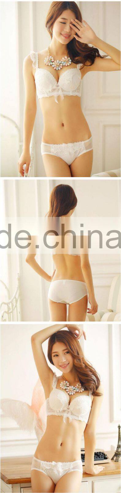 White Cotton Padding Ecology Bra Wholesale