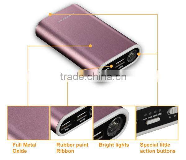 Portable Hand warmer+Power bank,2 in 1 multifunctional portable power bank 6000mah F6003
