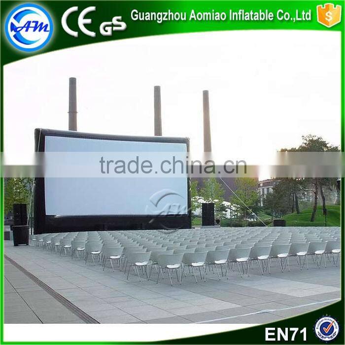 Outdoor tv screen inflatable projector screens inflatable screen for wedding,party