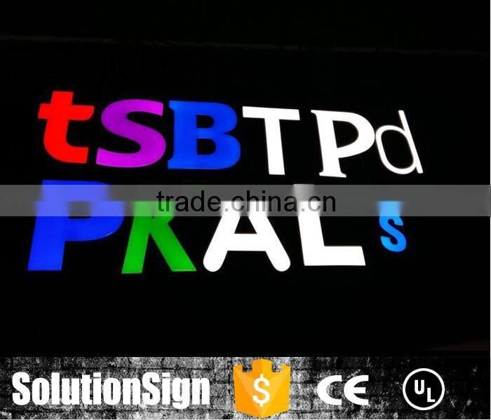 Outdoor frontlit LED Channel Letter Sign