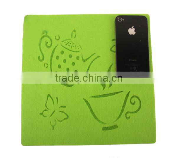 2014 new design promotion pretty felt place mat