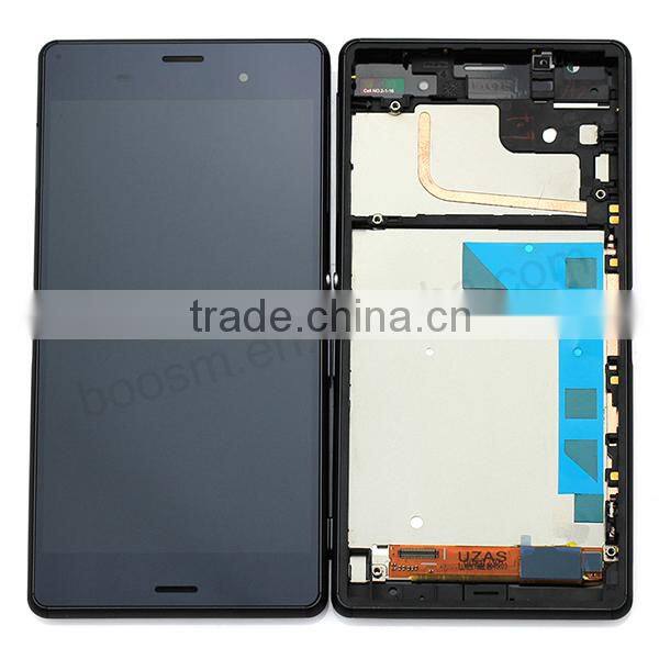 100% Test One By One replacement mobile phone for sony z3,lcd for xperia z3 mobile phones original