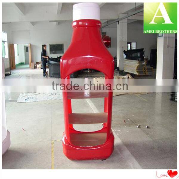 OEM PS mld vacuum forming plastic shaver display rack