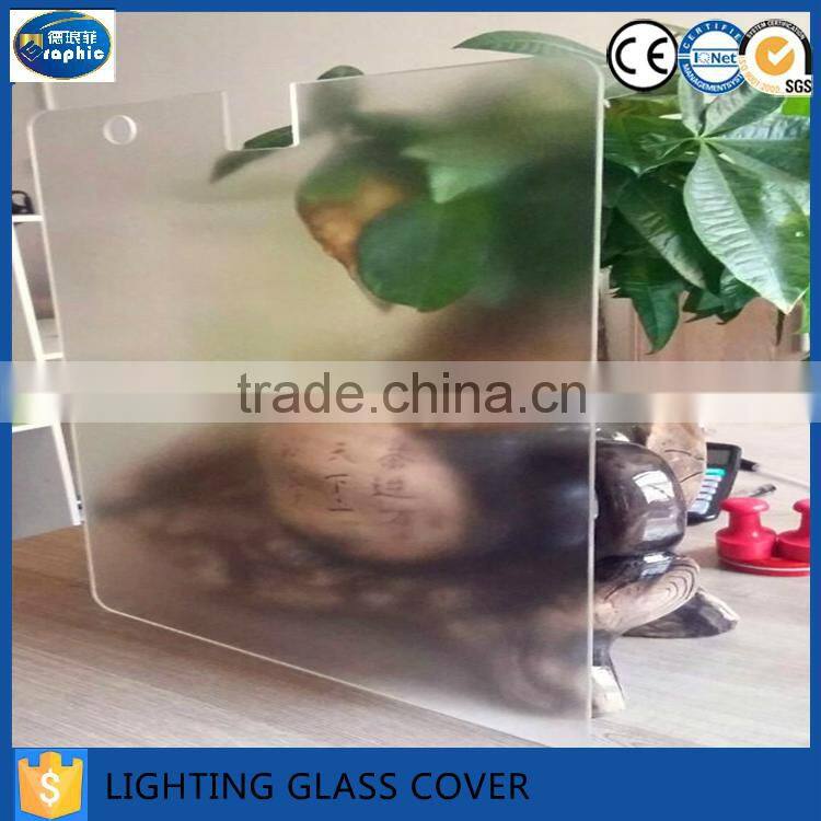 square light cover glass/oval lighting glass shade/glass lamp cover