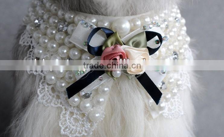 Black Ribbon Pet Dog Cat Scarf Collar