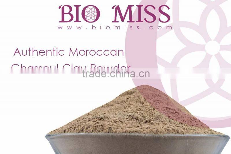 100% Authentic and Natural Ghassoul Clay Powder - Finest Powder for Face, Body & Hair Mask