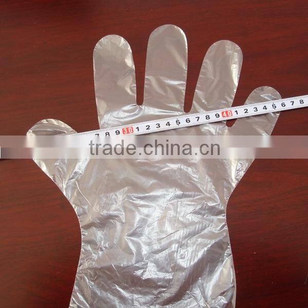 Disposable HDPE/LDPE gloves, glove plastic