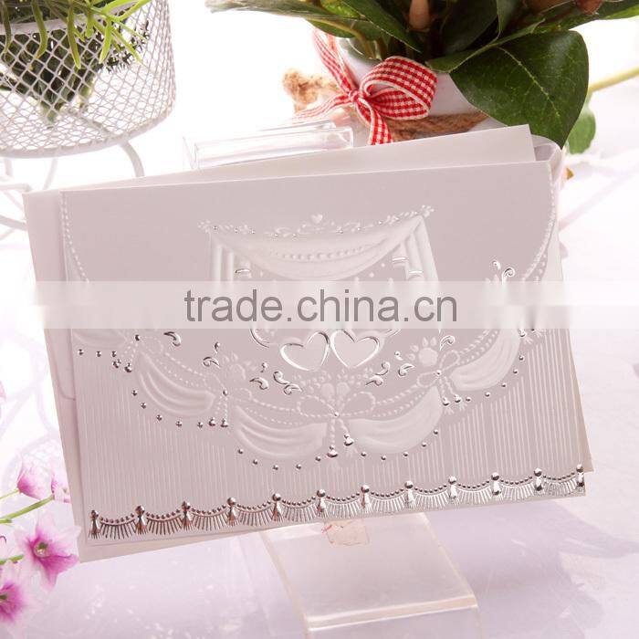 Inner Paper Africa Style hot stamp ,embossed Wedding Invitations cards