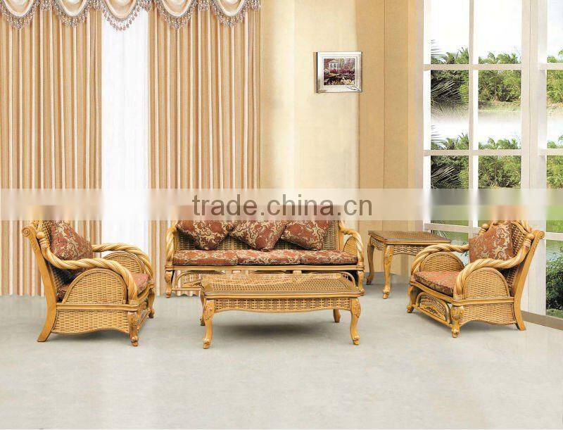 Fashionable Leisure Cane sofe table and chair set