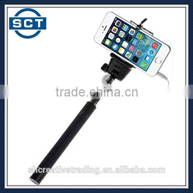 Selfie Monopod Telescopic Selfie Stick with Cable No Batteries Required