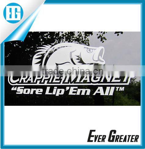 Custom static cling vinyl sticker, DIE CUT WINDOW STICKERschool bumper sticker