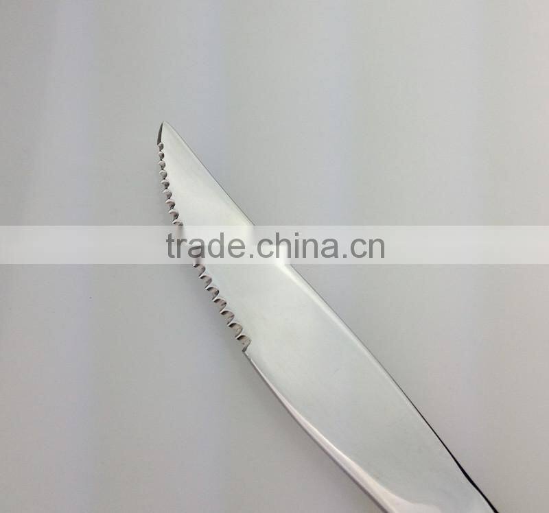 JZ101 top garde mirror polish stainless steel steak knife